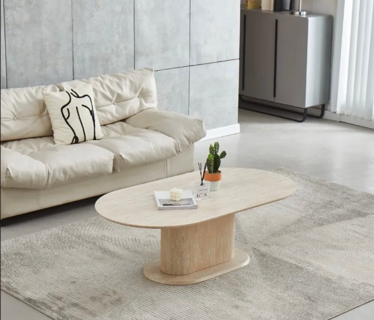 Modèle TRAVERTIN OVALE